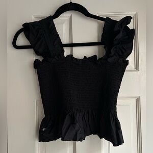 Hill House Black Crop Top
